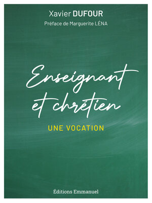 cover image of Enseignant et chrétien
